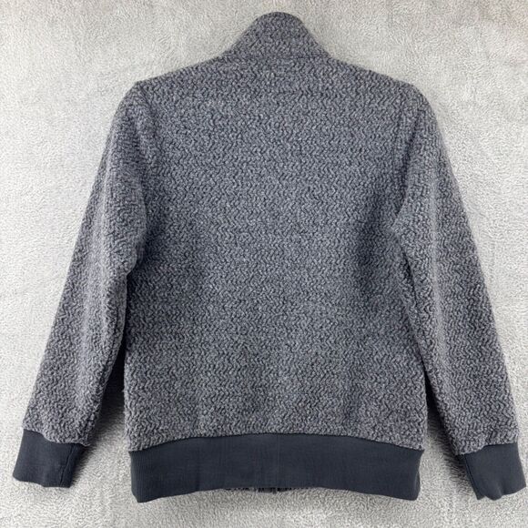 Patagonia Jacket Womens XS Gray Fleece Full Zip Pockets Rib Cuff Hem Woolyester - Picture 9 of 16